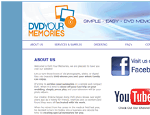 Tablet Screenshot of dvdyourmemories-eb.com